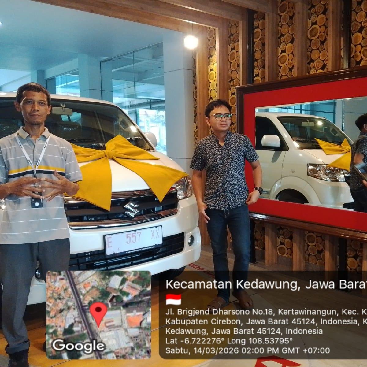 serah terima suzuki apv gx mt